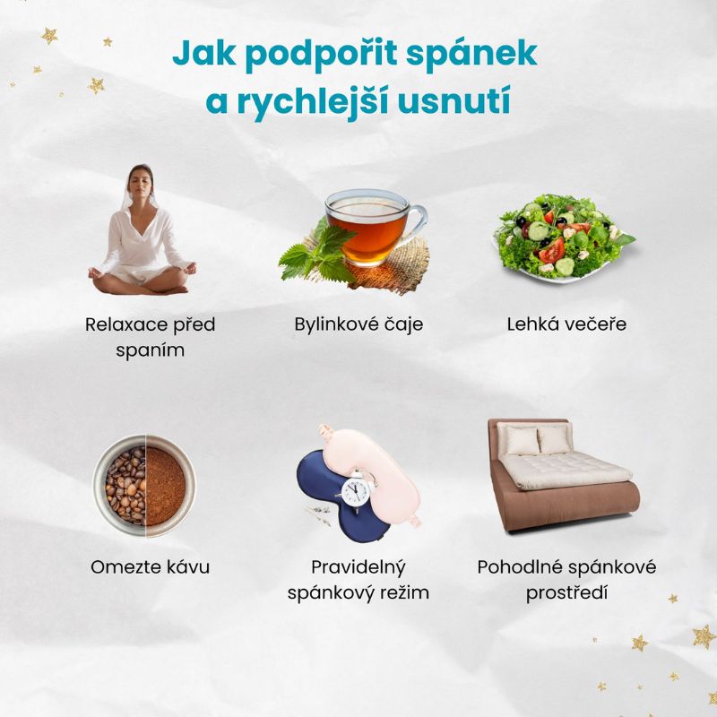 Tipy k podpoře spánku